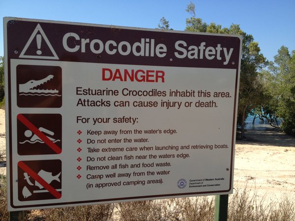 Croc Safety @ Willie Creek