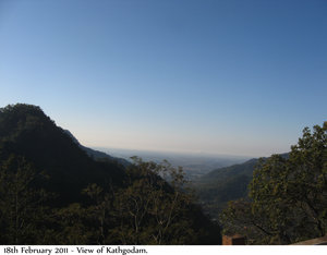 View of Kathgodam and Haldwani.