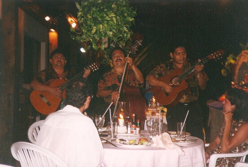 Mariachi Band During Dinner
