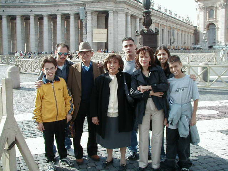 Family Portrait in Vatican City, Rome