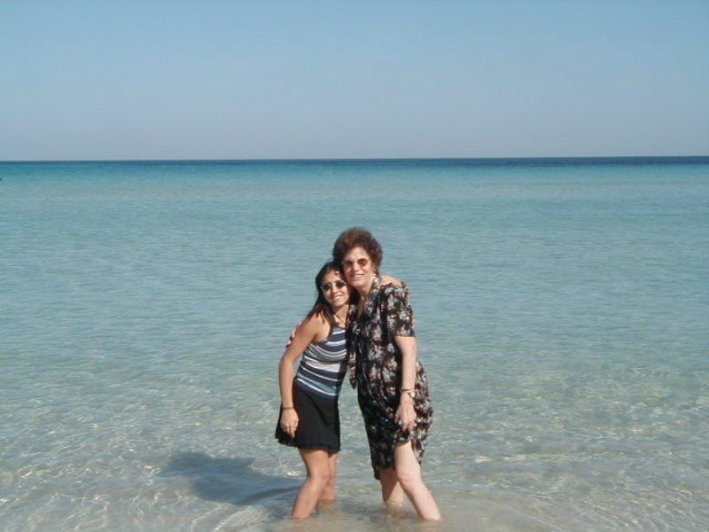 Me and My Nonna in the Ocean of Mondello