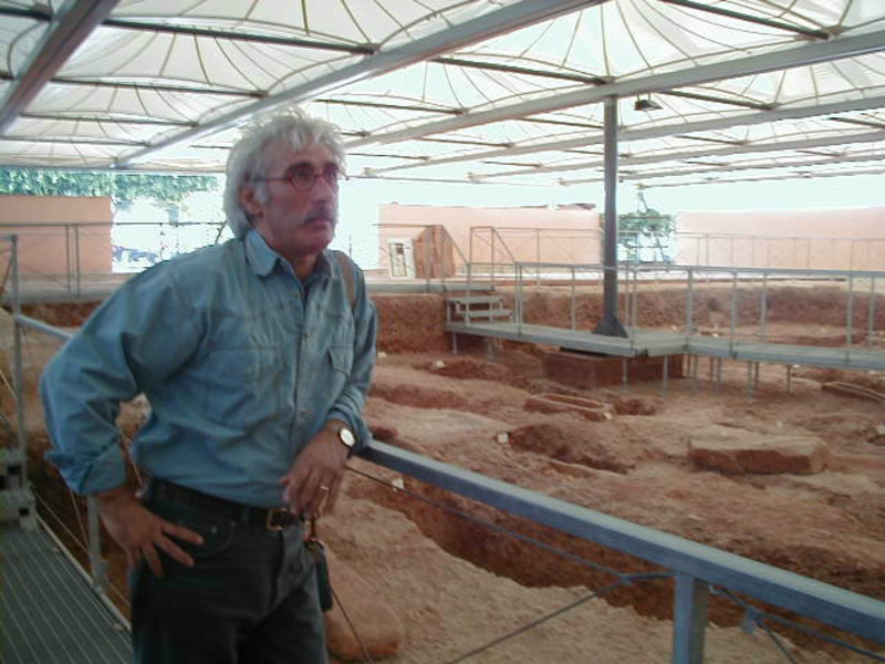 Carlo at his excavation site in Palermo