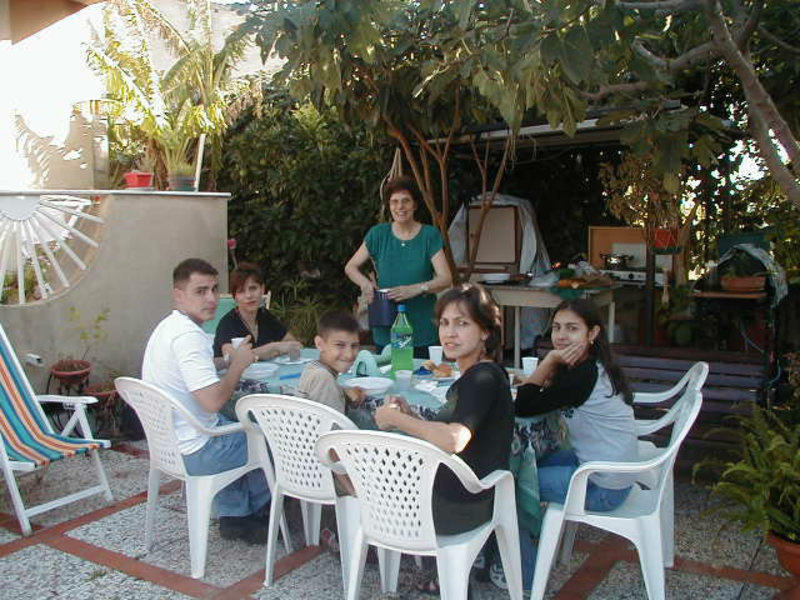 Lunch Picnic on the Terrace at Martina's