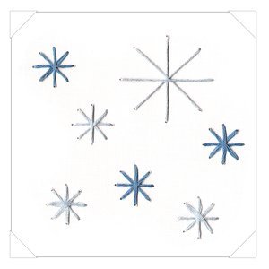 SNOWFLAKE CARD - BLUE