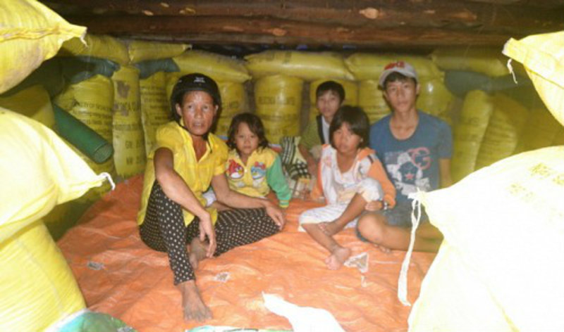 A large bunker has a capacity of 40 to 50 people. Photo from Tuoitre.vn