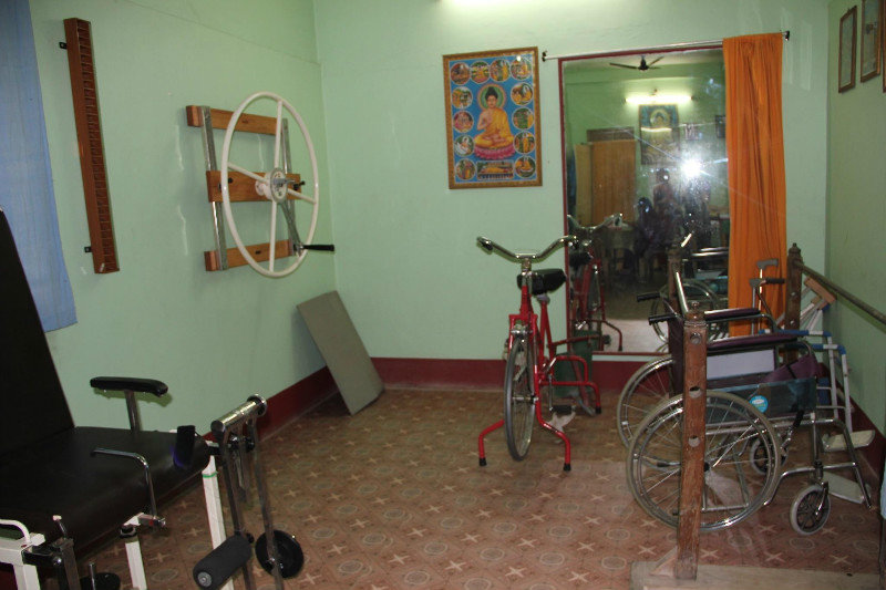 Physiotherapy department, Shakyamuni Buddha Community Health Care Centre, Bodhgaya, India
