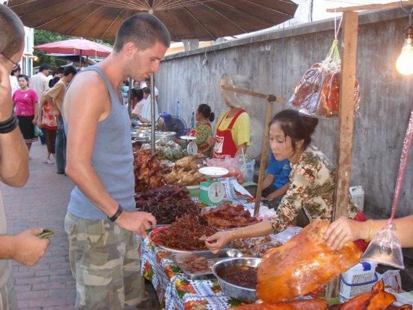 Food Market, Luang Prubang.