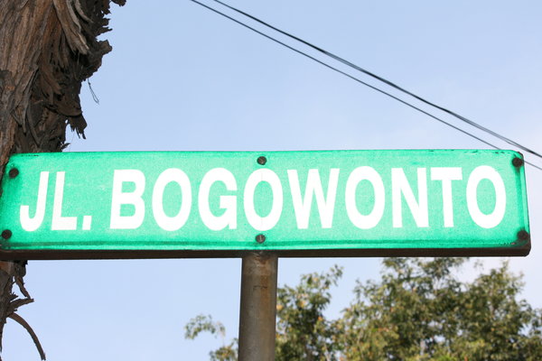 Jalan Bogowonto straat