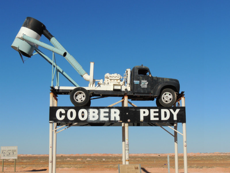welcome to cooper pedy - opal capital of the world