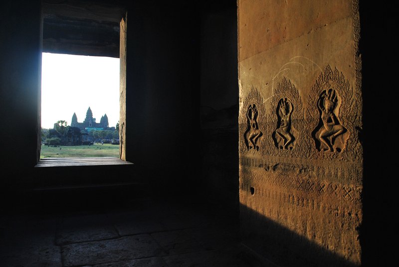 Angkor Wat and carvings