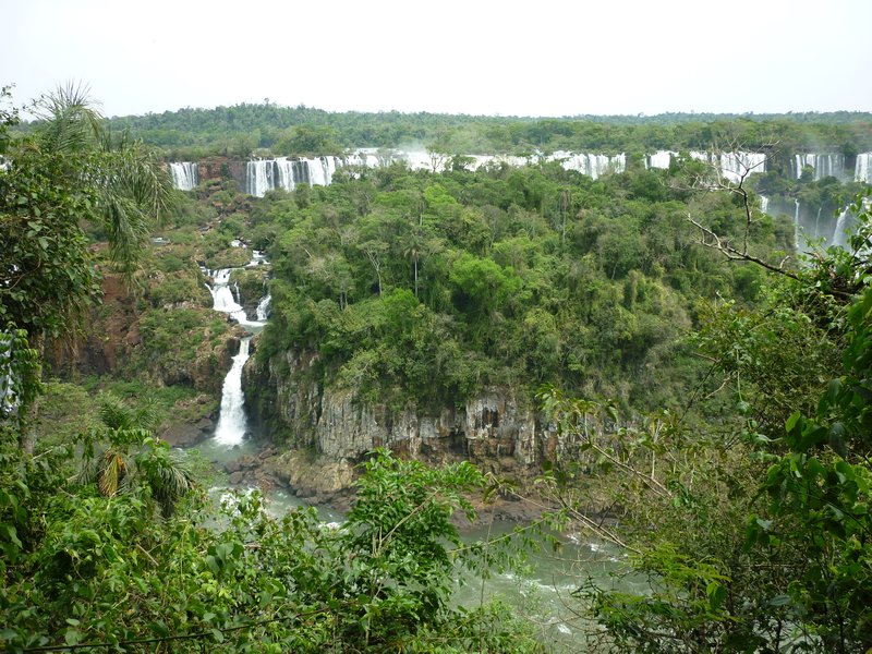 The first section of the falls