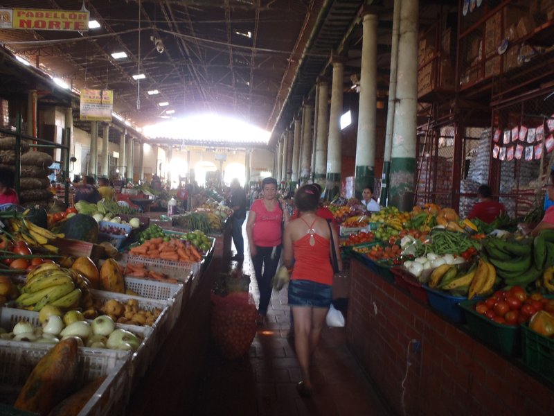 A fruit market