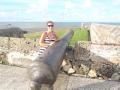 A canon on Cartagena wall