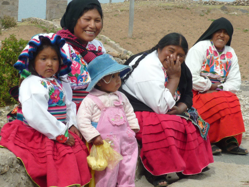 Locals from Lake Titikaka