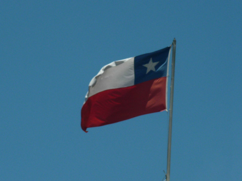 The Chilean flag