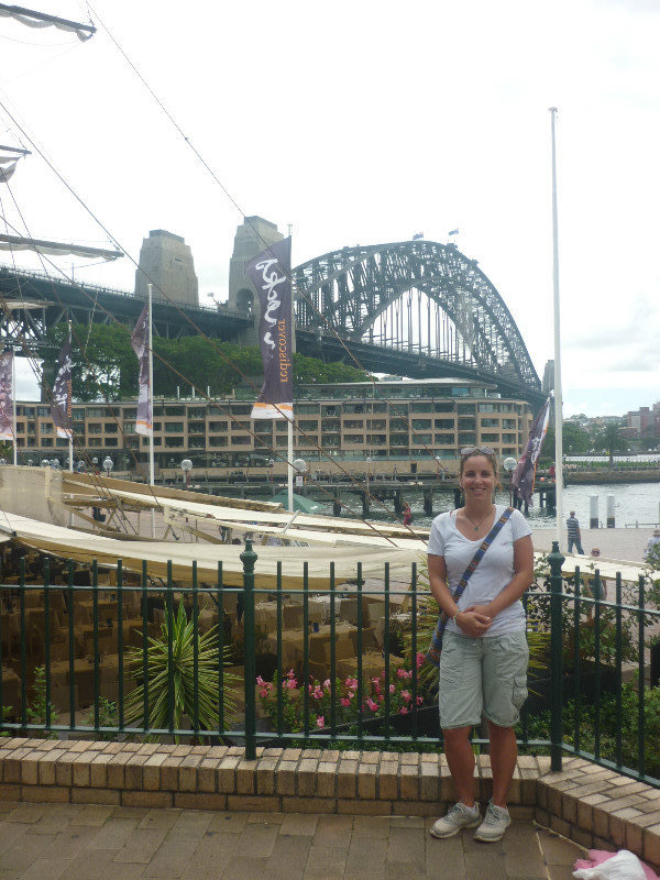 Me in front of the Harbour Bridge
