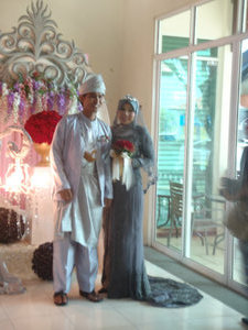 Amrun and Ema at their Wedding