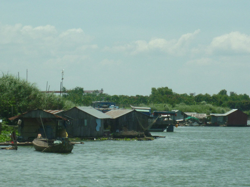 Houses on the Mekong