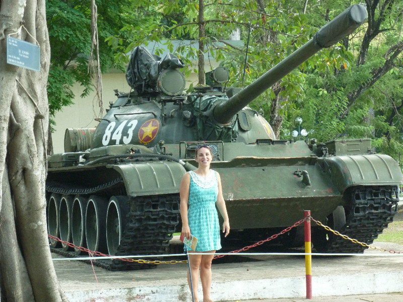 Me by the tank
