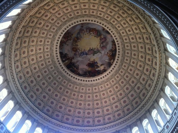 US Capitol ceiling