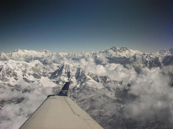 Let okolo Mt. Everestu..