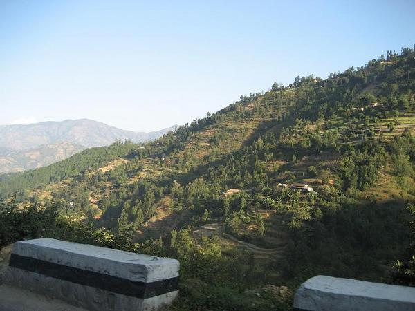Cesta z Kathmandu do Pokhary..