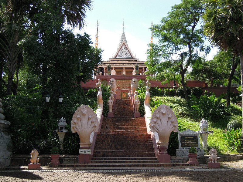 Schody k pagode v severnej casti mesta