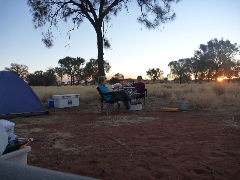 Bush camp 170km east of Uluru