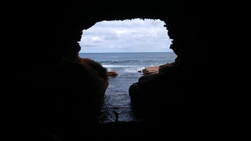 View from Inside Woolshed Cave