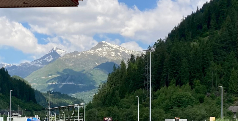 The views leaving Switzerland