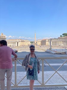 Going into St Peter’s Basilica
