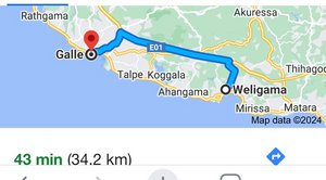 Weligama to Galle