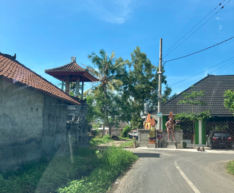 Rural streets in Ubud