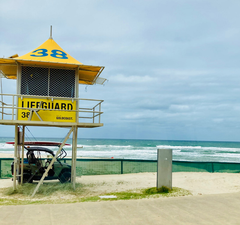 Lifeguard at Surfers Point