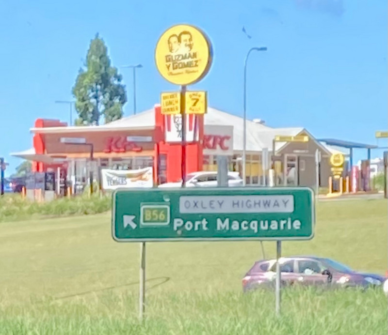 Entering Port Macquarie 