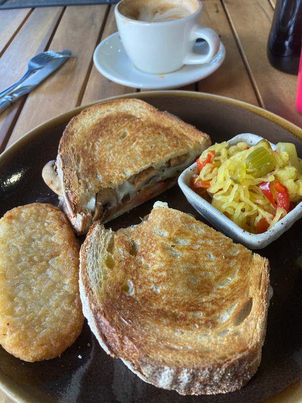 With a toastie brunch