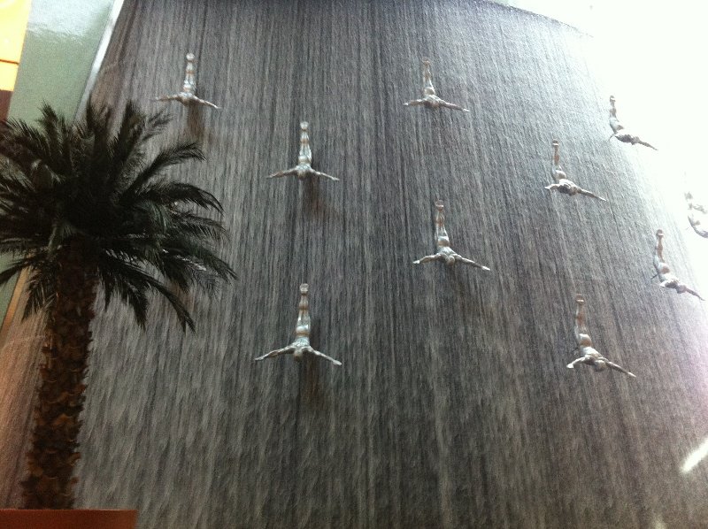 The Dubai mall waterfall 