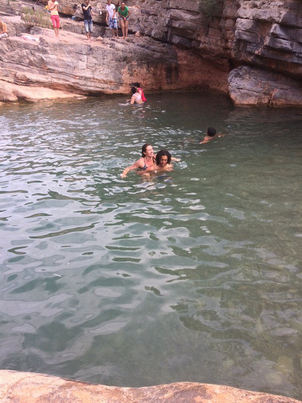 In the rock pool