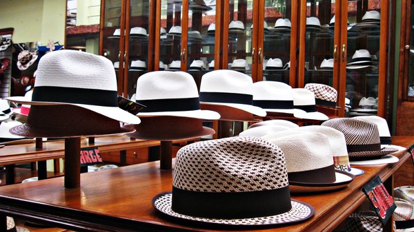Panama hats in Cuenca