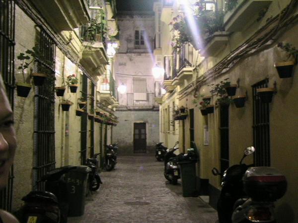 The "typical " Cadiz street!