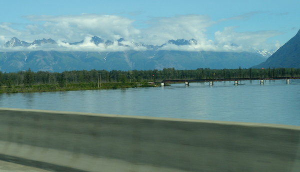 Knik River from the road above