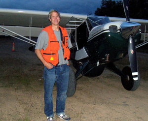 Bob Kaufman and Plane