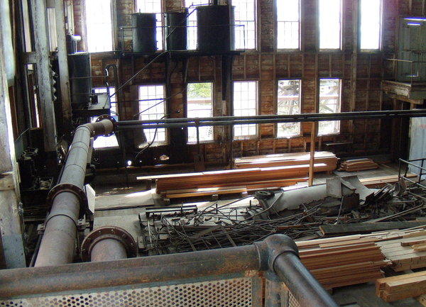 Inside the power plant today