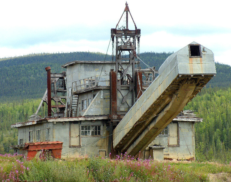 Historical Mining Dredge
