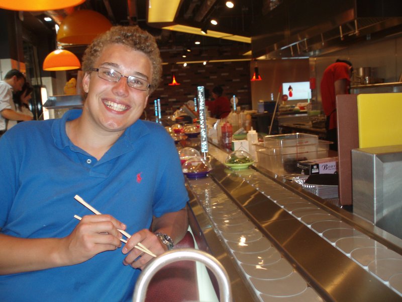 Scott at Sushi