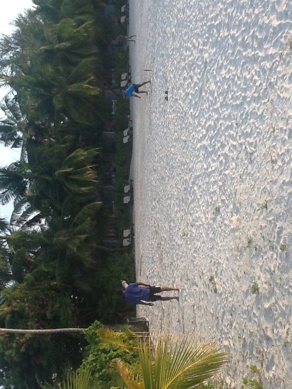 Maldivian beach cricket 