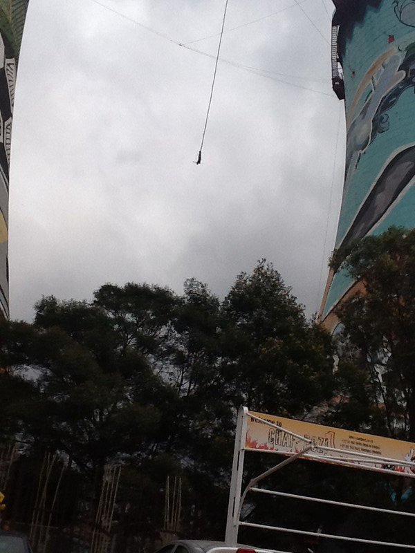 Bungee jumping (not me) 
