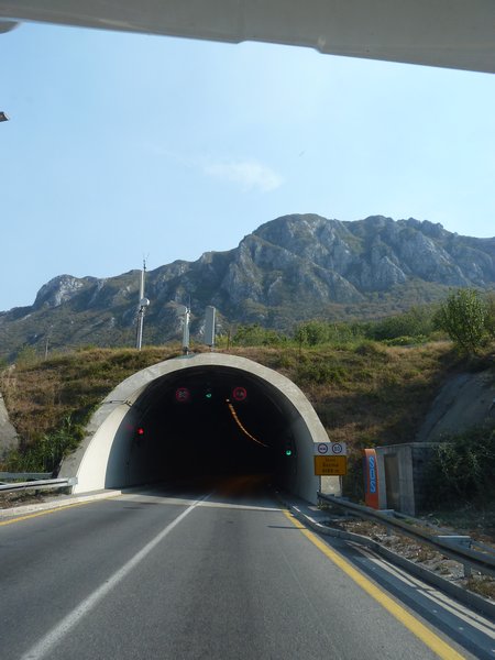 tunnel through the mountain
