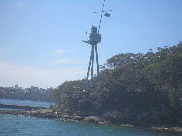 mini-HMS Sydney  Mast