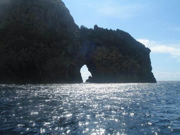 One of many arches in the Poor Knights  Islands 